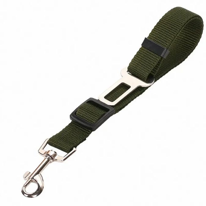 Adjustable Dog Vehicle Safety Belt, Heavy-Duty Nylon