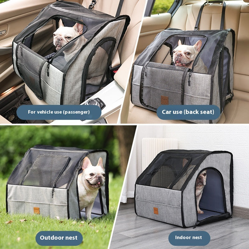 Waterproof Folding Car Pet Mat & Barrier